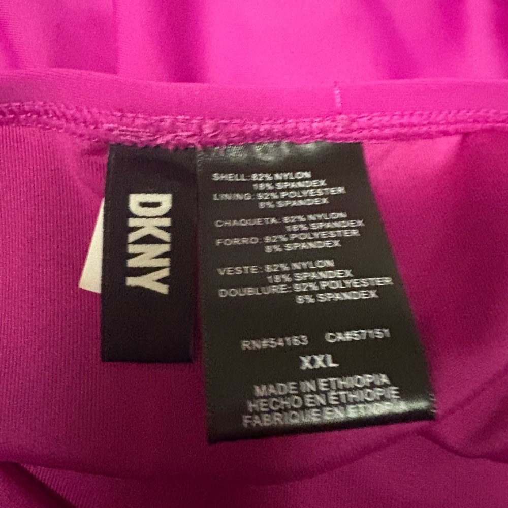 DKNY Pink Ruffled Tankini - Picture 6 of 6